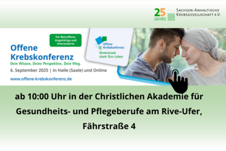Startanzeige - Offene Krebskonferenz 2025;