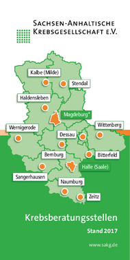 Verteilung der Außenberatungsstellen in Sachsen-Anhalt 2017